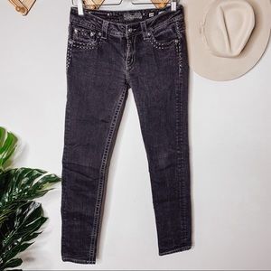 Miss Me Black Skinny Jeans